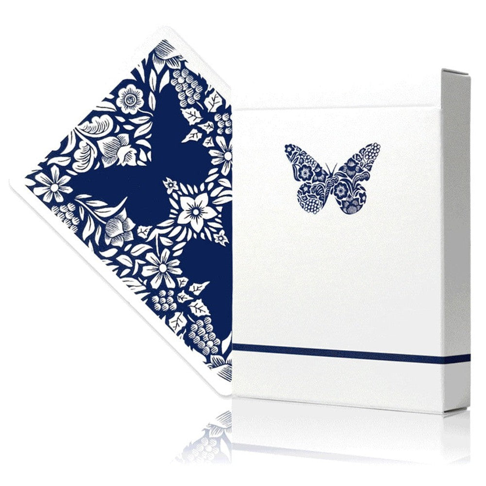 Butterfly Workers Playing Cards | Kartenspiel | Blau-Butterfly Playing Cards-Deinparadies.ch