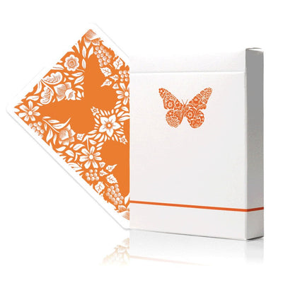 Butterfly Workers Playing Cards | Kartenspiel | Orange-Butterfly Playing Cards-Deinparadies.ch