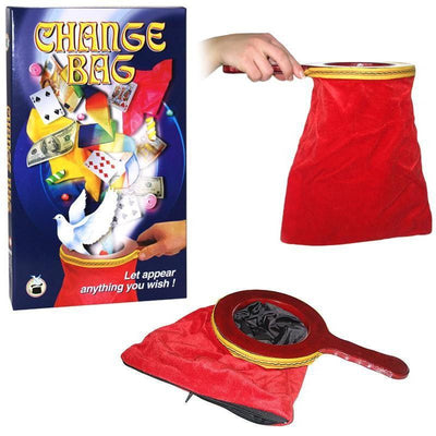 Changierbeutel | Change Bag | Zipper einfach - rot - Difatta Magic