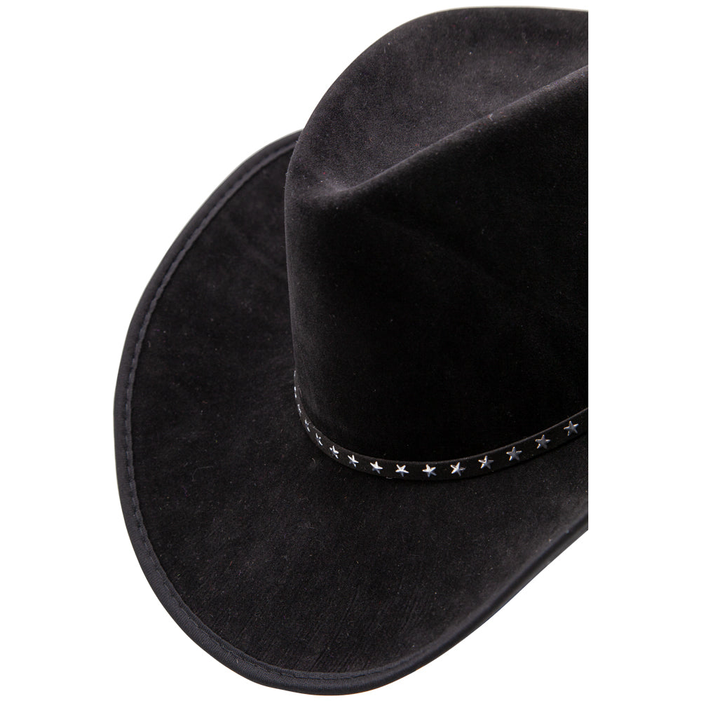 Cowboy Hut mit Sternen | schwarz-Wicked-Deinparadies.ch