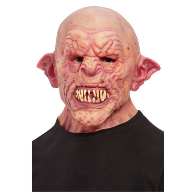 Dämonenmaske mit Adern und Gruselgebiss