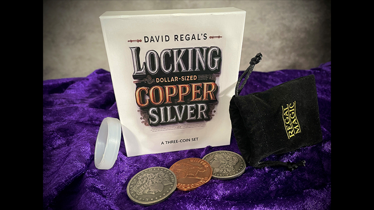David Regal's Locking DOLLAR-SIZED Copper Silver-Blue Bikes Prods - David Regal-Deinparadies.ch
