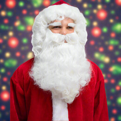 Deluxe Santa Perücke mit Bart-Festartikel Müller-Deinparadies.ch