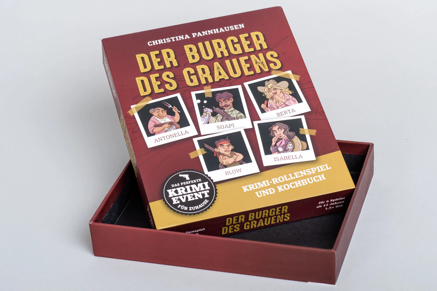 Der Burger des Grauens | Krimidinner-Rollenspiel und Kochbuch-Bassermann-Deinparadies.ch