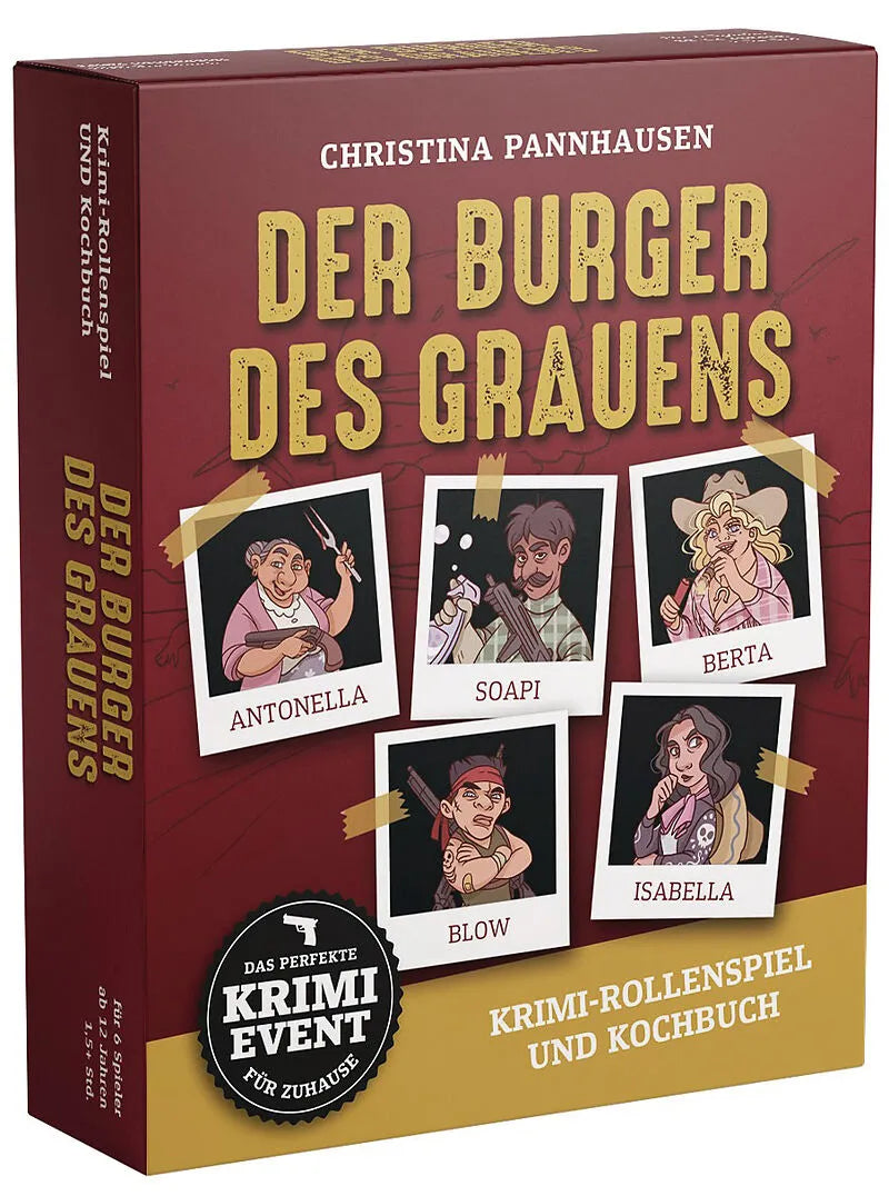 Der Burger des Grauens | Krimidinner-Rollenspiel und Kochbuch-Bassermann-Deinparadies.ch