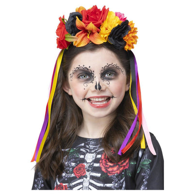 Dia de los Muertos Blumenband | Kinder