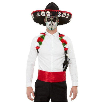 Dia de los Muertos Sombrero und Holster Set Smiffys bei Deinparadies.ch