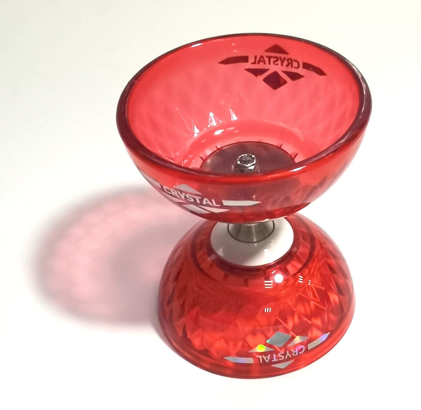 Diabolo Freilauf Acrobat Crystal 105 | rot-Acrobat-Deinparadies.ch