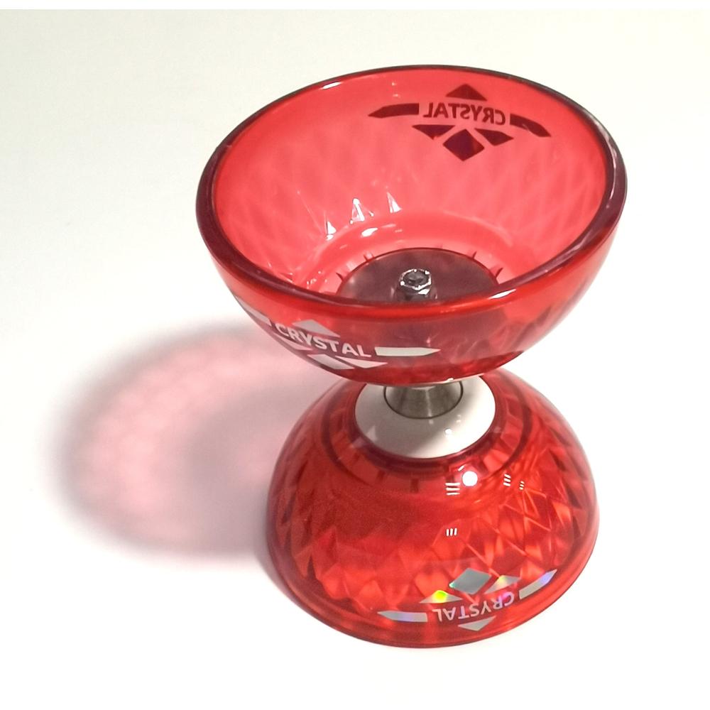 Diabolo Freilauf Acrobat Crystal 105 | rot-Acrobat-Deinparadies.ch