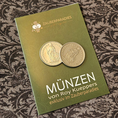Doppelkopf Münze 2-Franken-Roy Kueppers-Deinparadies.ch
