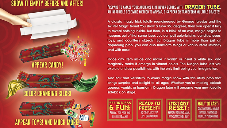 Dragon Tube | George Iglesias and Twister Magic-Twister Magic-Deinparadies.ch