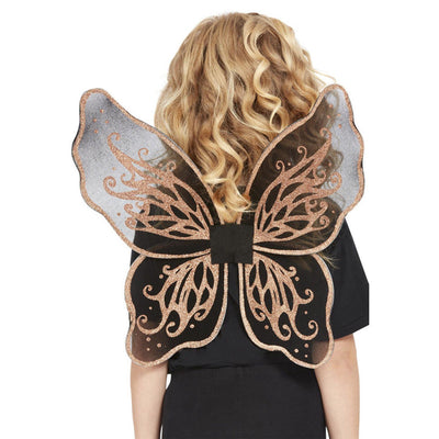 Dunkelgoldene Schmetterlingsflügel | 43cm Smiffys bei Deinparadies.ch