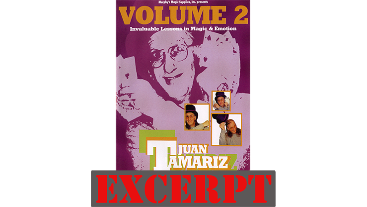 El Cochecito - Video Download (Excerpt of Lessons in Magic Volume 2) by Juan Tamariz Murphy's Magic bei Deinparadies.ch