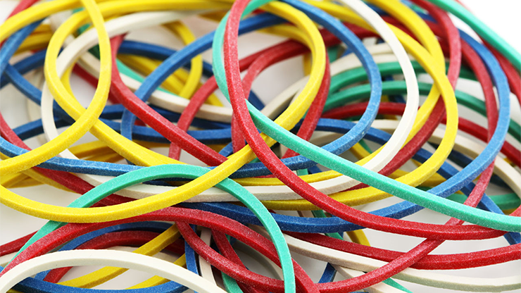 Elastication - Visible Rubber Band Through Pencil Penetration by Jonathan Royle - Mixed Media Download Jonathan Royle bei Deinparadies.ch