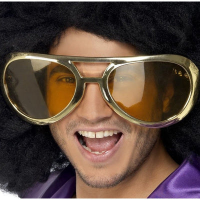 Elvis Riesenbrille | gold Smiffys bei Deinparadies.ch