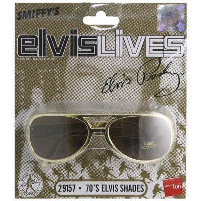 Elvis Superstar Brille | gold-Smiffys-Deinparadies.ch