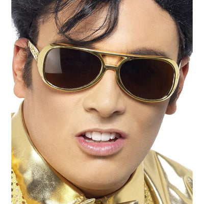 Elvis Superstar Brille | gold-Smiffys-Deinparadies.ch