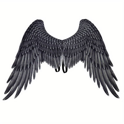 Engelsflügel Vlies schwarz Party Owl Supplies bei Deinparadies.ch
