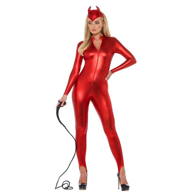 Fever Catsuit | Devil Woman Body Anzug Smiffys bei Deinparadies.ch