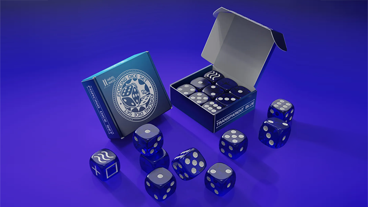 Forcing Dice Set | IARVEL Magic (Transparent Blue)-Iarvel Magic-Deinparadies.ch