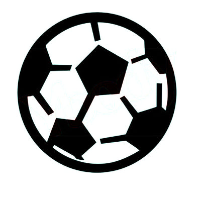 Fussball Schablone | 5 Stk