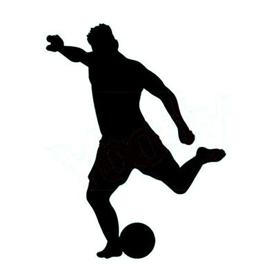 Fussballspieler Schablone | 5 Stk