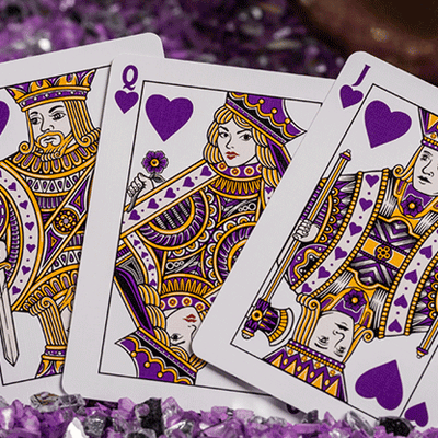 GILDED Good Pals Purple Foil Logo Playing Cards-Deinparadies.ch-Deinparadies.ch