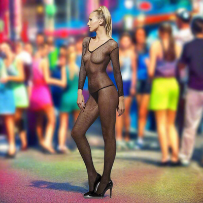 Netado de cuerpo completo Cuerpo negro