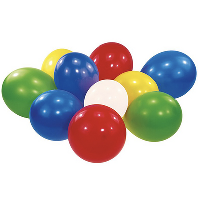 Gemischte Ballone Regenbogen 100 Stk. Amscan bei Deinparadies.ch