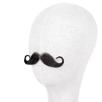 Gentleman Echthaar Schnurrbart | grau-Metamorph-Deinparadies.ch