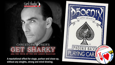Get Sharky Phoenix | Christoph Borer - Blau - Card-Shark