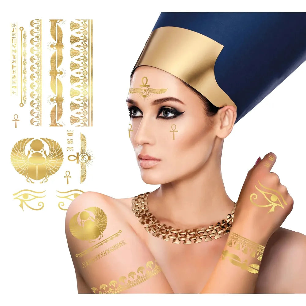 Goldene Aufklebetattos | Ägypten-Guirca-Deinparadies.ch