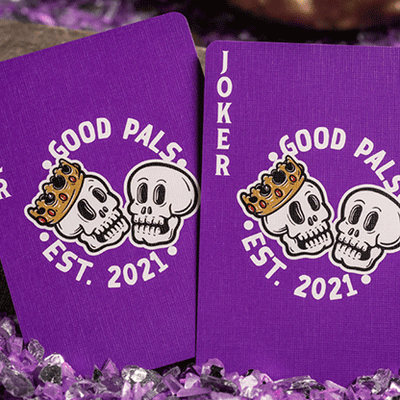 Good Pals Purple Foil Logo Playing Cards-Deinparadies.ch-Deinparadies.ch