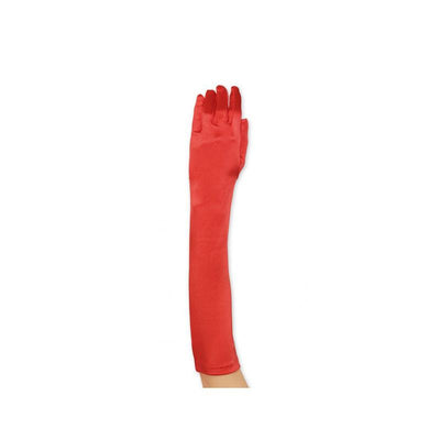 Handschuhe Gala 48cm Elastisch rot Chaks bei Deinparadies.ch