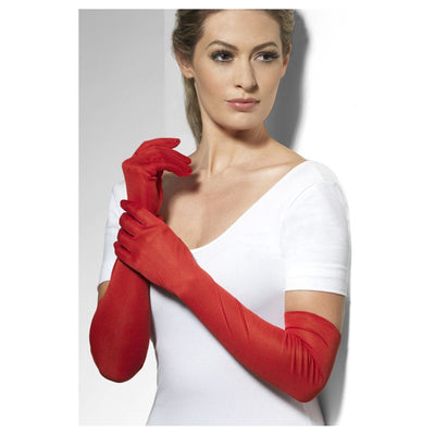 Handschuhe Rot 52cm Smiffys bei Deinparadies.ch