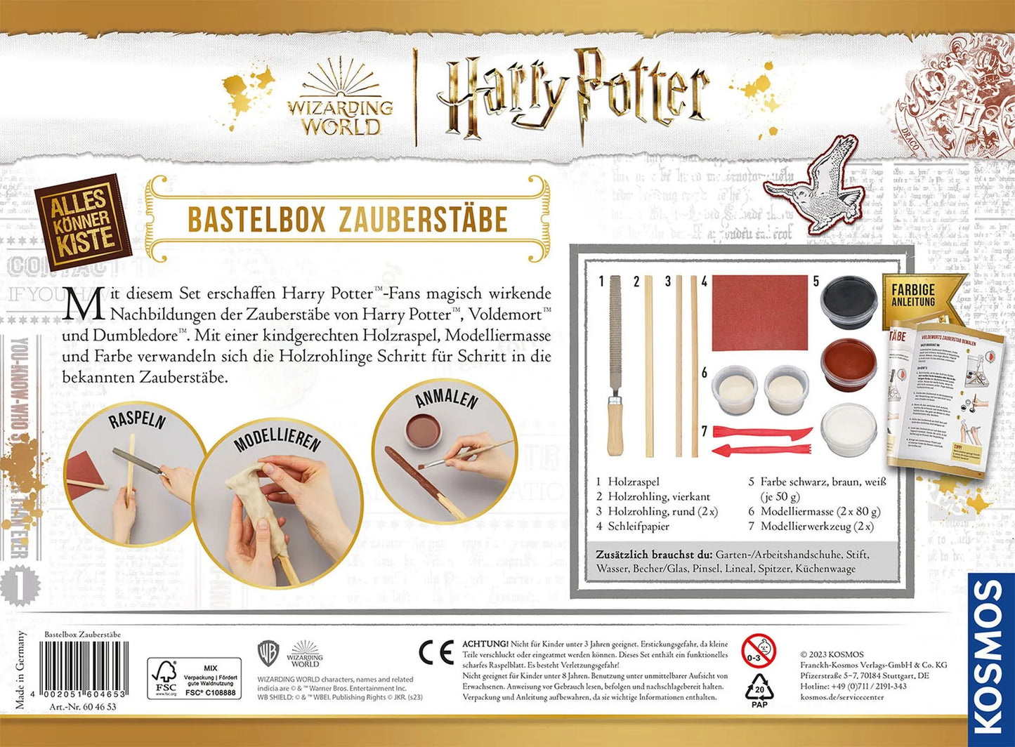 Harry Potter Bastelbox Zauberstäbe-Kosmos-Deinparadies.ch