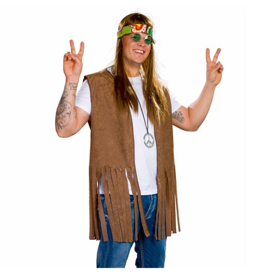 Hippie- Fransenweste für Herren Festartikel Müller bei Deinparadies.ch