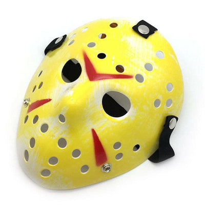 Hockey Maske Jason hart | gelb-Party Owl Supplies-Deinparadies.ch