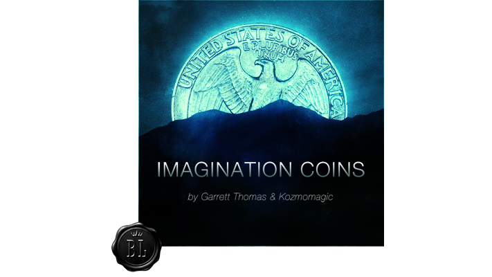 Imagination Coins US Quarter (DVD and Gimmicks) by Garrett Thomas and Kozmomagic Kozmomagic Inc. bei Deinparadies.ch