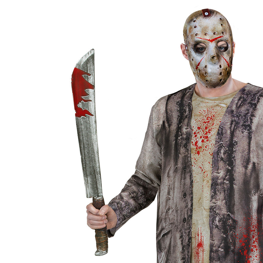 Jason Maske und Machete Kit | Freitag der 13. Rubies bei Deinparadies.ch