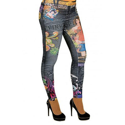 Jeanslook Leggins Lady Chaks bei Deinparadies.ch