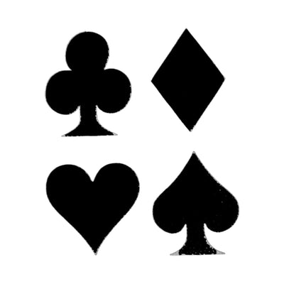 YBody Schablonen Kartensymbole | 5 Stk Ybody bei Deinparadies.ch