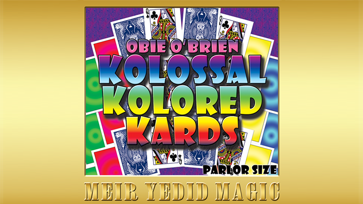 Kolossal Kolor Cards Parlor Size | Obie O'Brien Meir Yedid Magic bei Deinparadies.ch