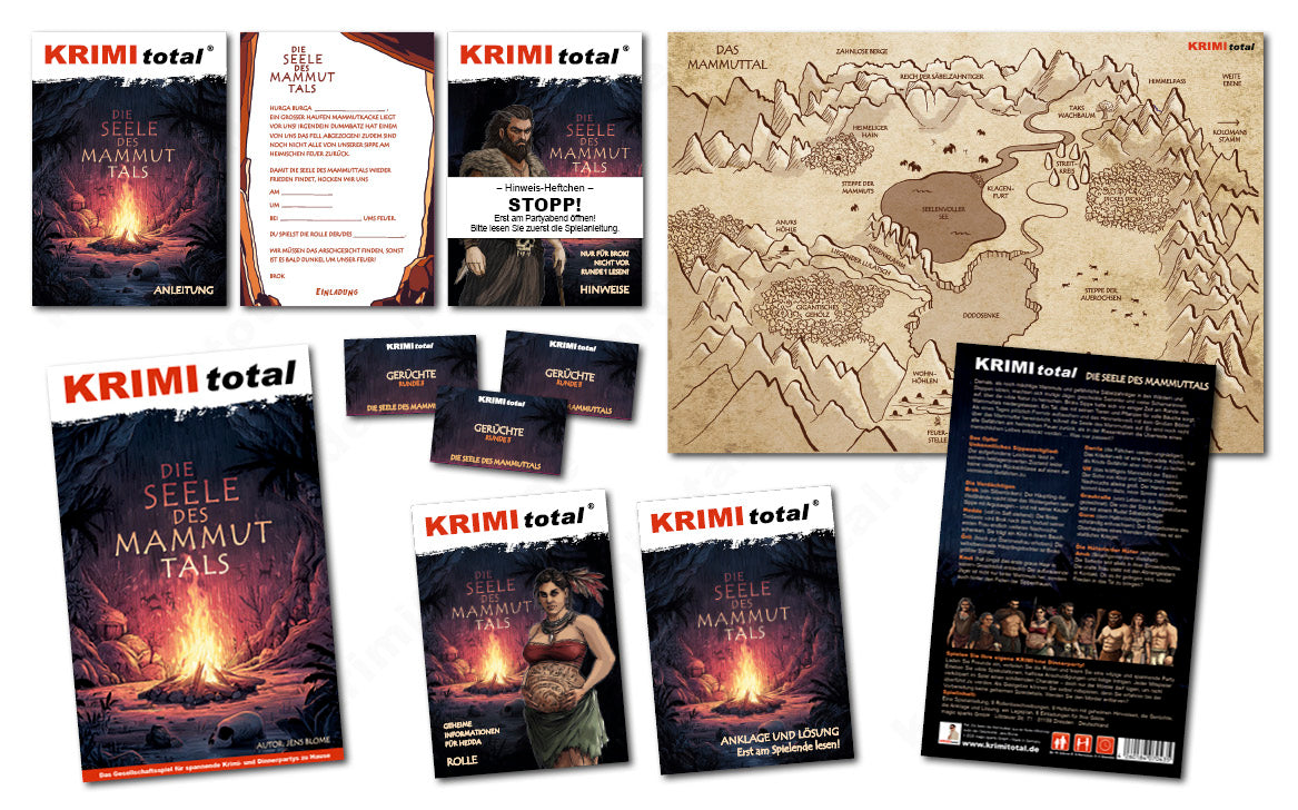 Krimi Total Spielbox: Die Seele des Mammuttals-Krimi Total-Deinparadies.ch
