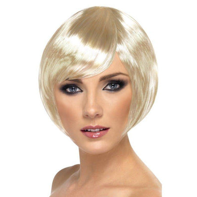 Kurz Bob mit Franseln Blond Smiffys bei Deinparadies.ch