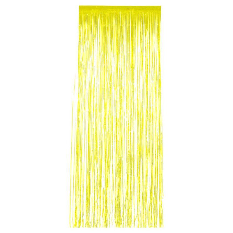 Lametta Vorhang | Party Curtain | gelb-Smiffys-Deinparadies.ch