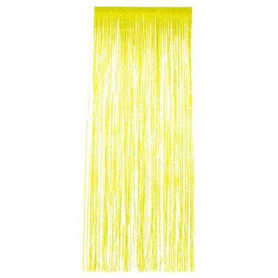 Lametta Vorhang | Party Curtain | gelb-Smiffys-Deinparadies.ch