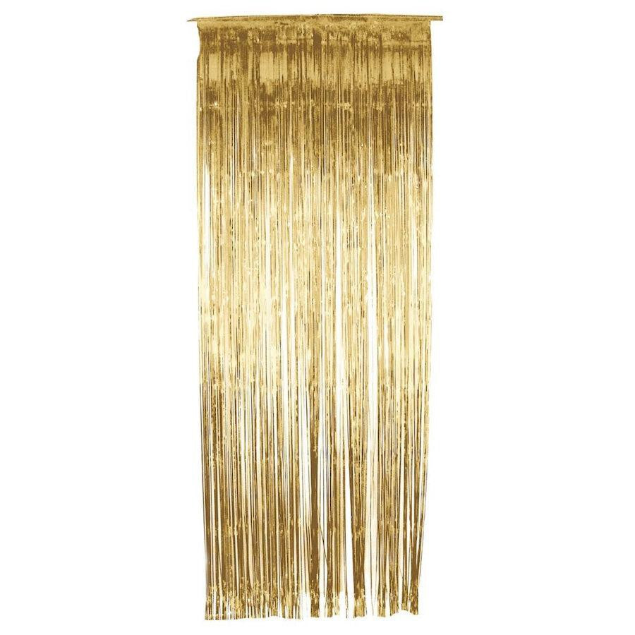 Lametta Vorhang | Party Curtain | schwarz-Smiffys-Deinparadies.ch