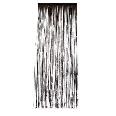 Lametta Vorhang | Party Curtain | schwarz-Smiffys-Deinparadies.ch