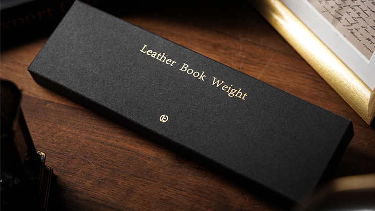 Leather Book Weight (Black) | TCC Presents
